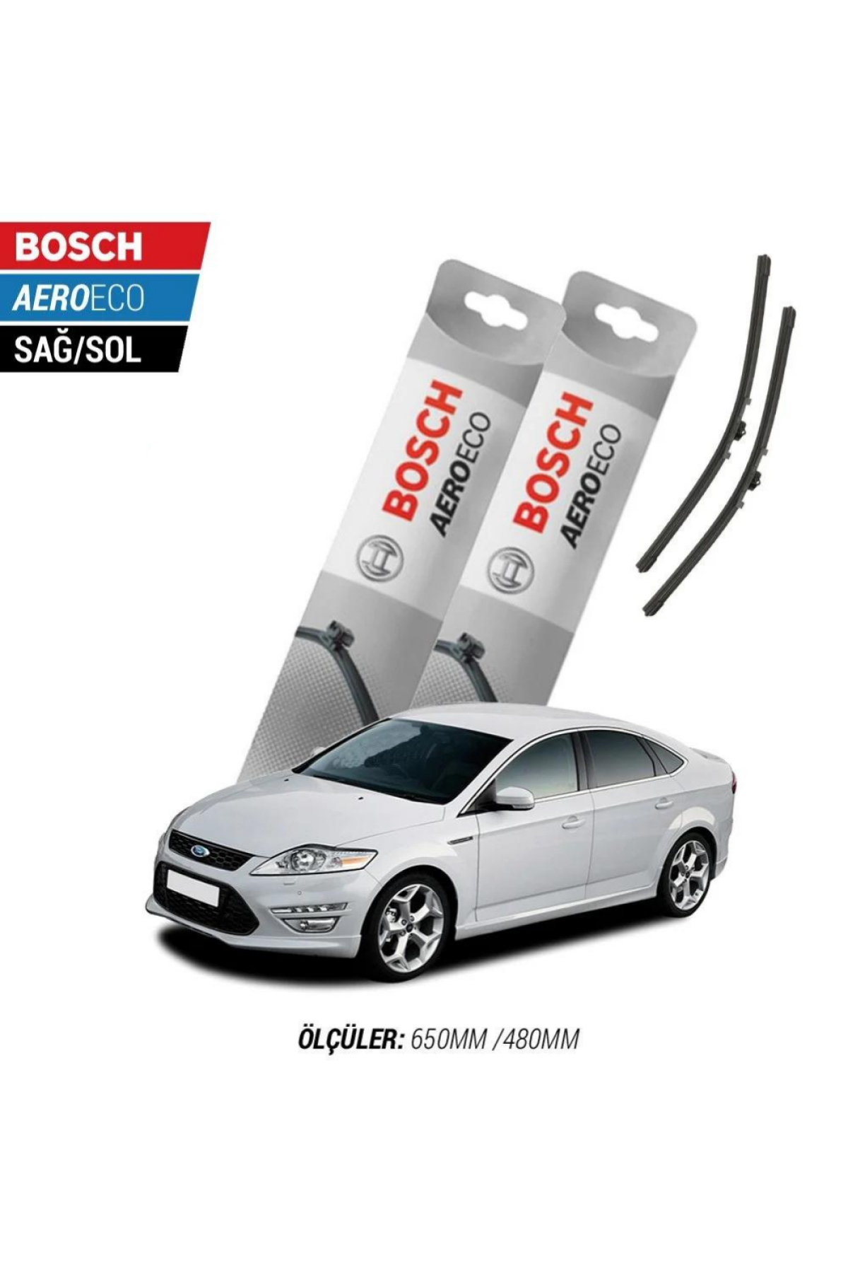 Ford Mondeo 2013 Model Bosch Aeroeco Muz Silecek Takımı