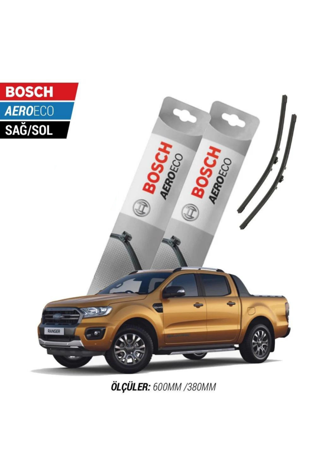 Ford Ranger 2021 Model Bosch Aeroeco Muz Silecek Takımı
