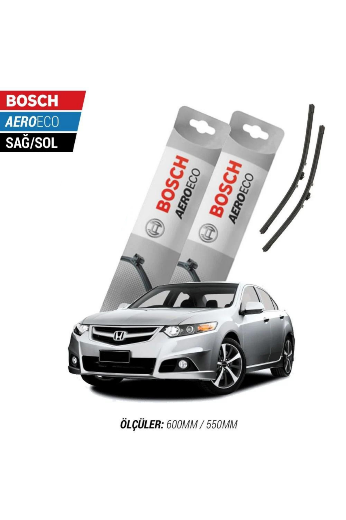 Honda Accord 2010 Model Bosch Aeroeco Muz Silecek Takımı