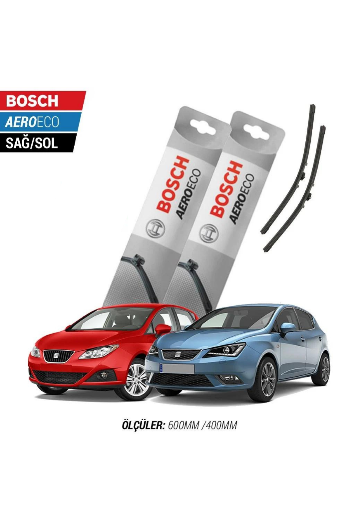 Seat İbiza 2009 Model Bosch Aeroeco Muz Silecek Takımı