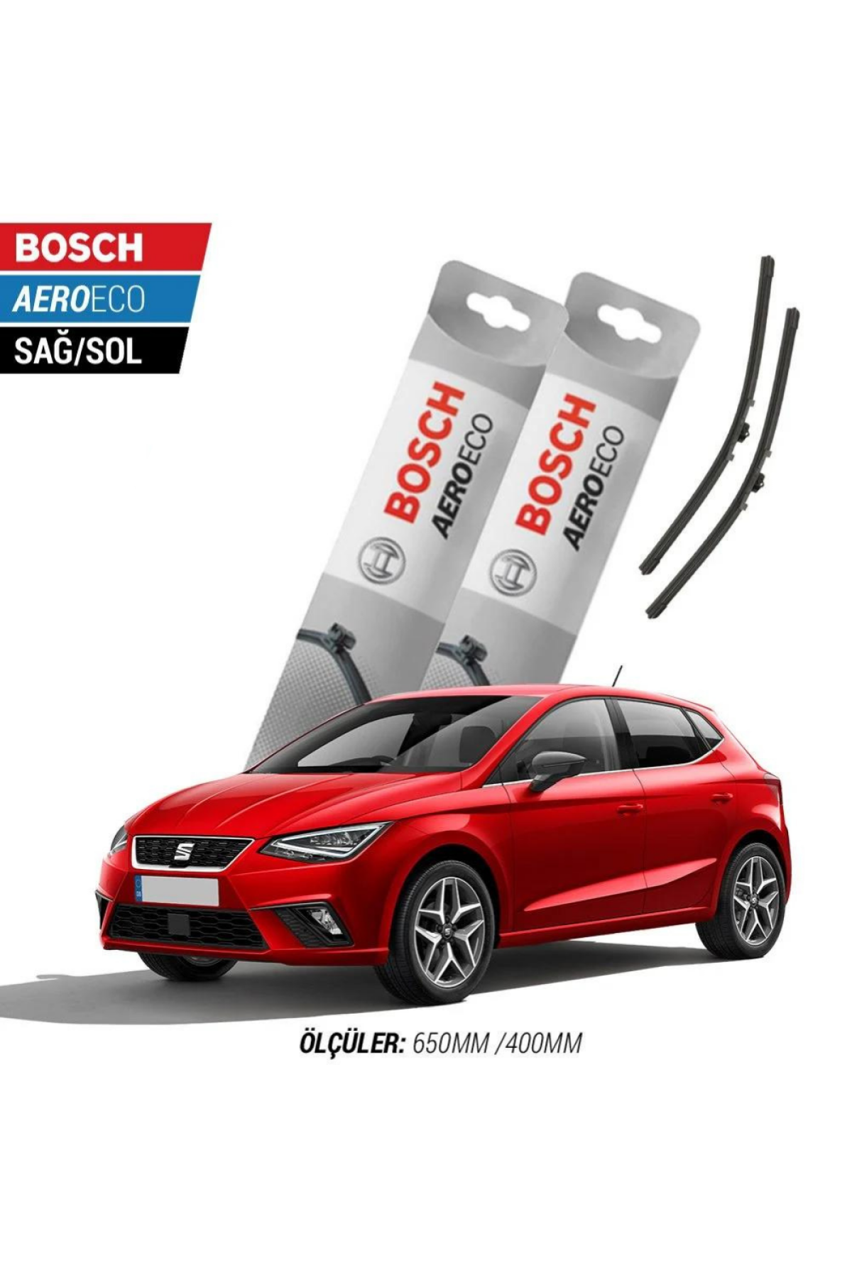 Seat İbiza 2019 Model Bosch Aeroeco Muz Silecek Takımı