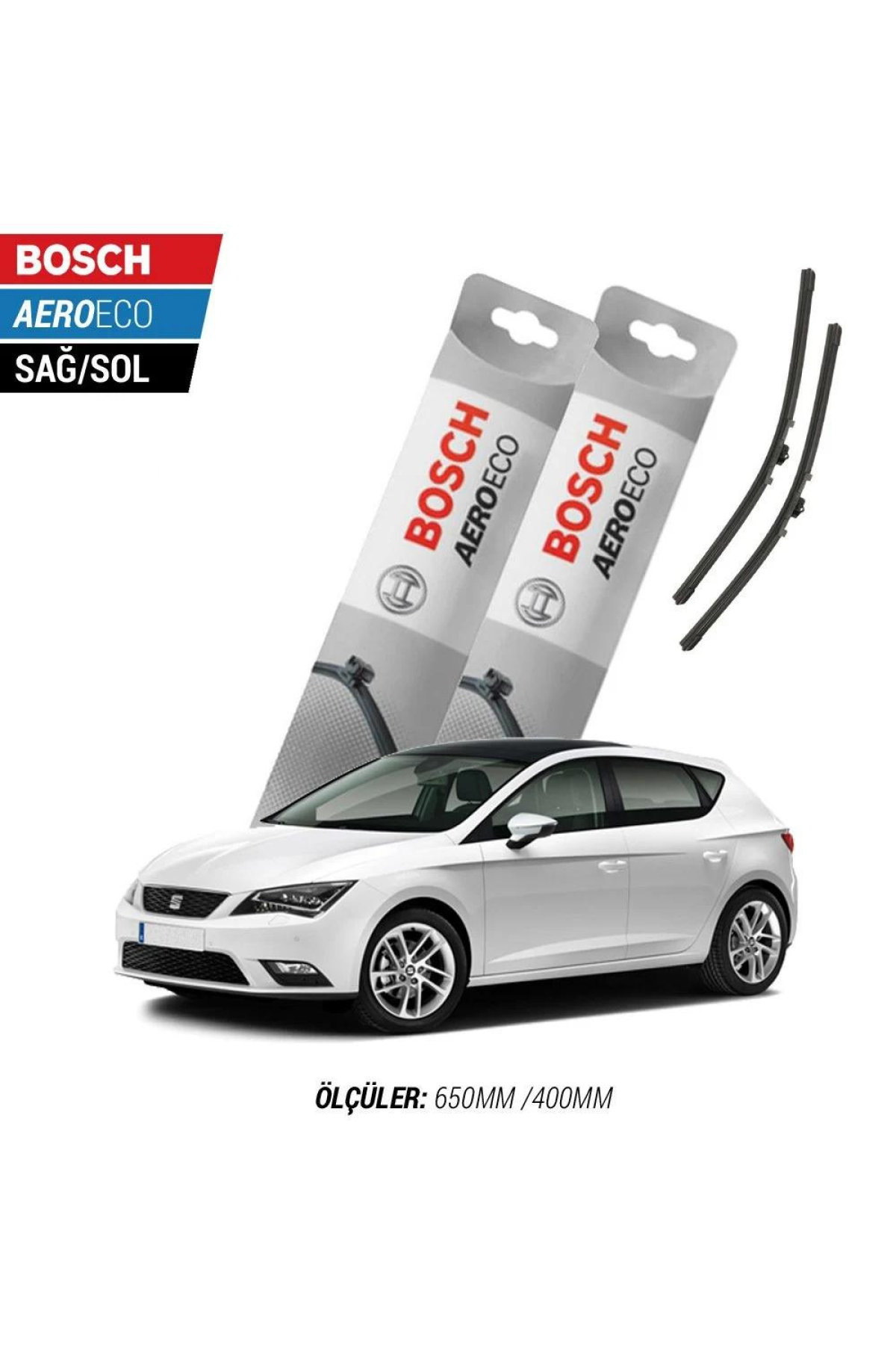 Seat Leon MK3 2017 Model Bosch Aeroeco Muz Silecek Takımı