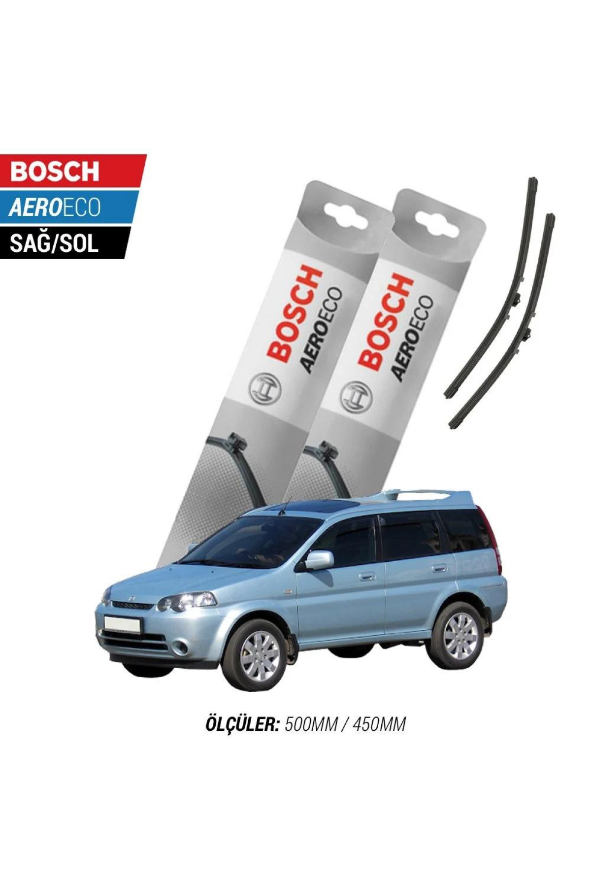 Honda HR-V 2002 Model Bosch Aeroeco Muz Silecek Takımı