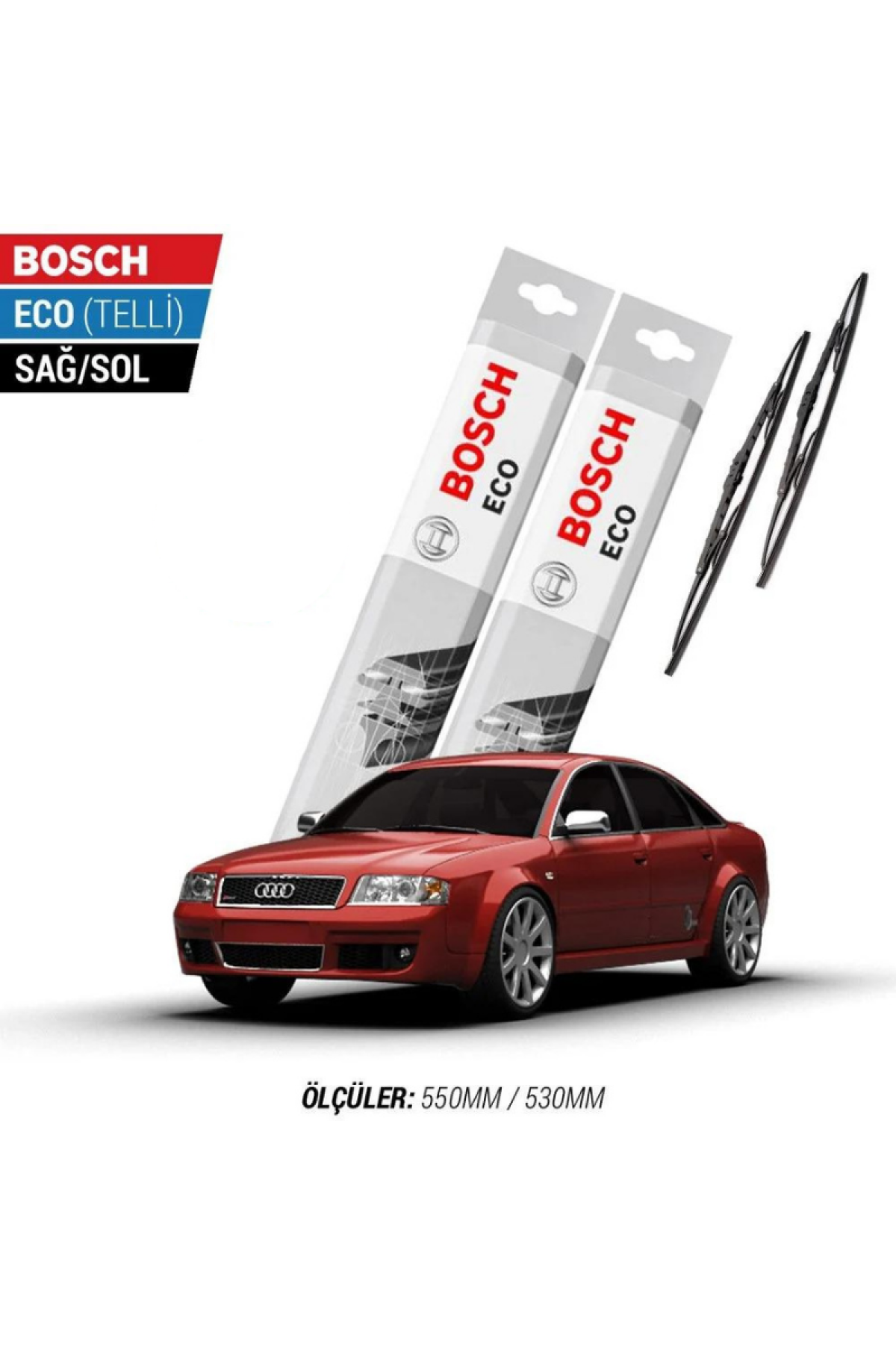 Audi A6 2001 Model Silecek Takımı Bosch Eco (Telli)