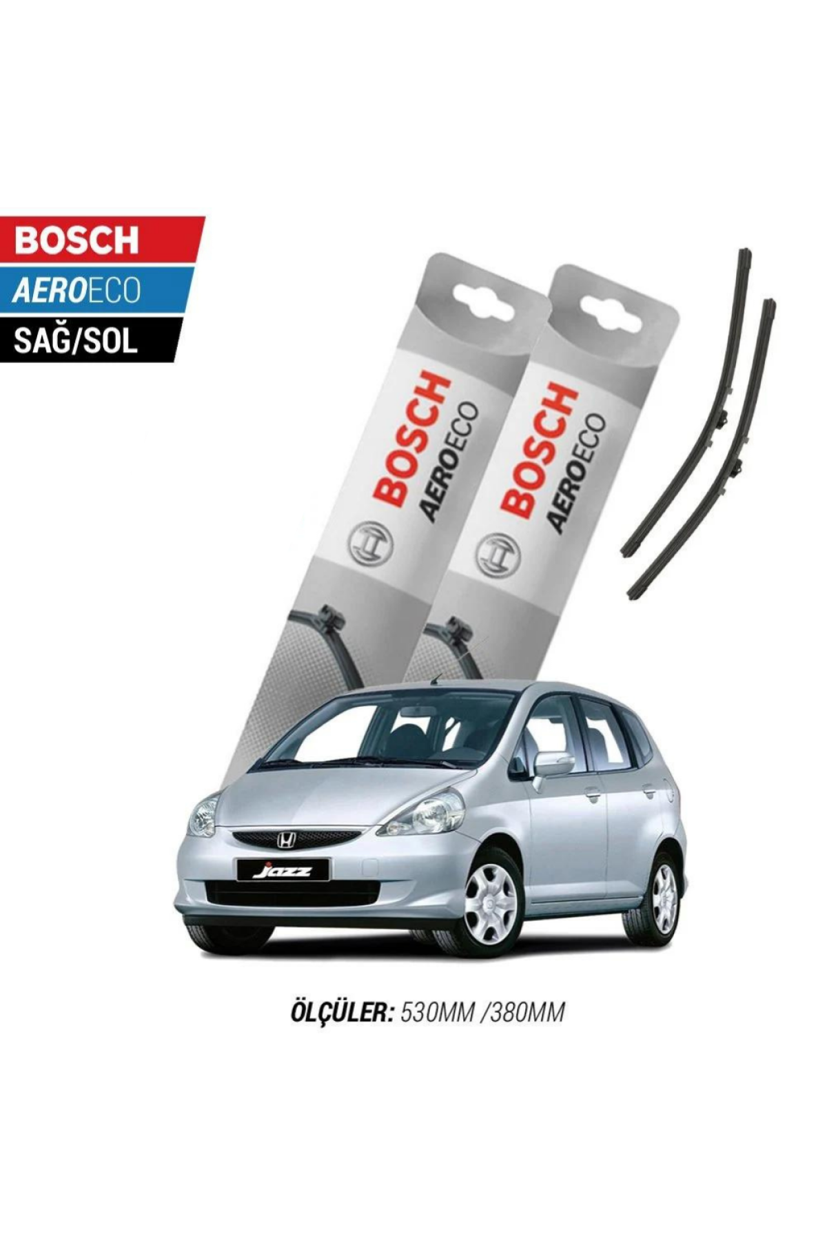 Honda Jazz 2003 Model Bosch Aeroeco Muz Silecek Takımı