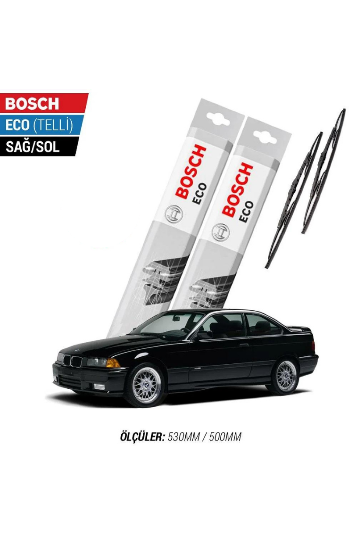 Bmw 3 Serisi E36 1994 Model Silecek Takımı Bosch Eco (Telli)