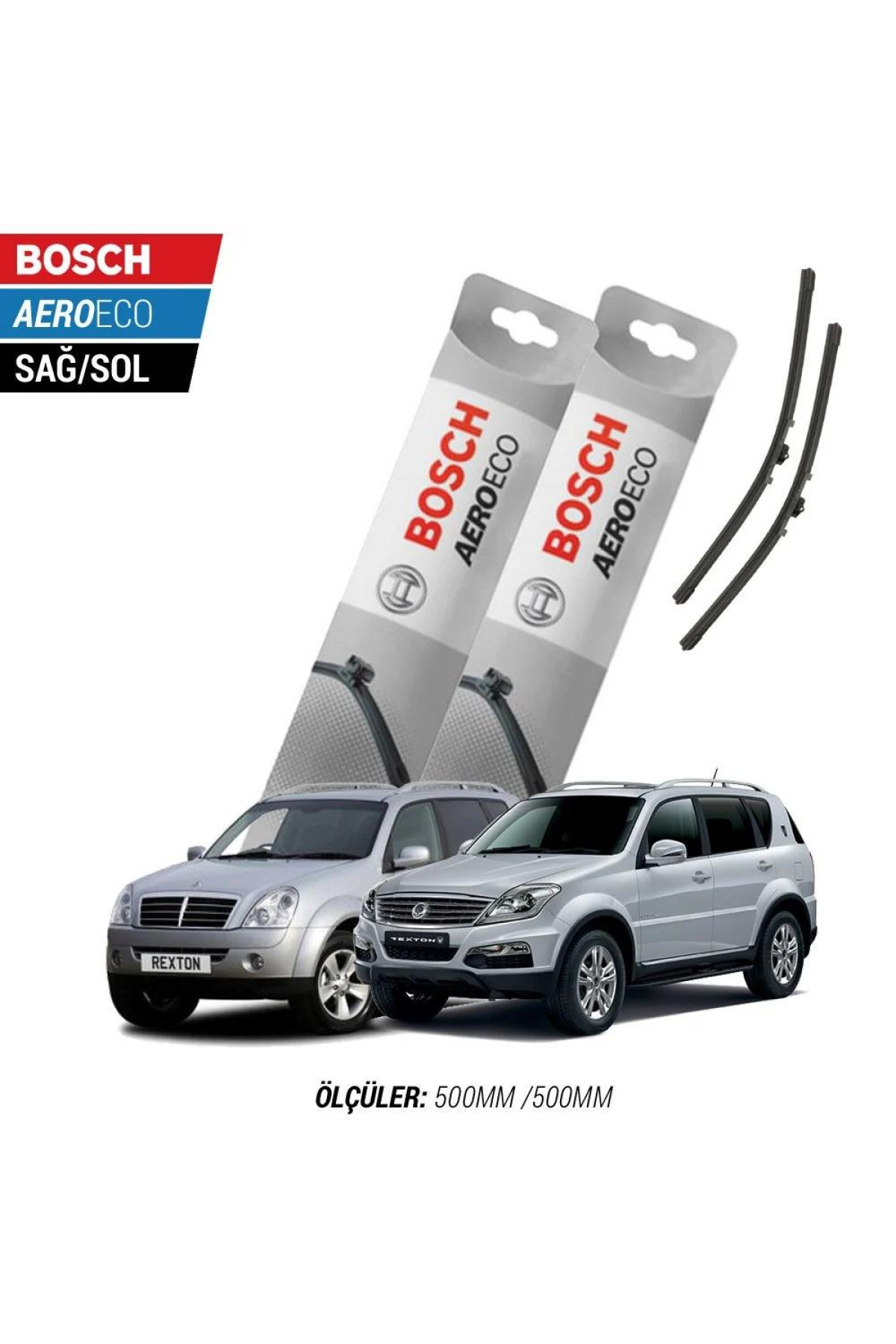 Ssangyong Rexton 2009 Model Bosch Aeroeco Muz Silecek Takımı