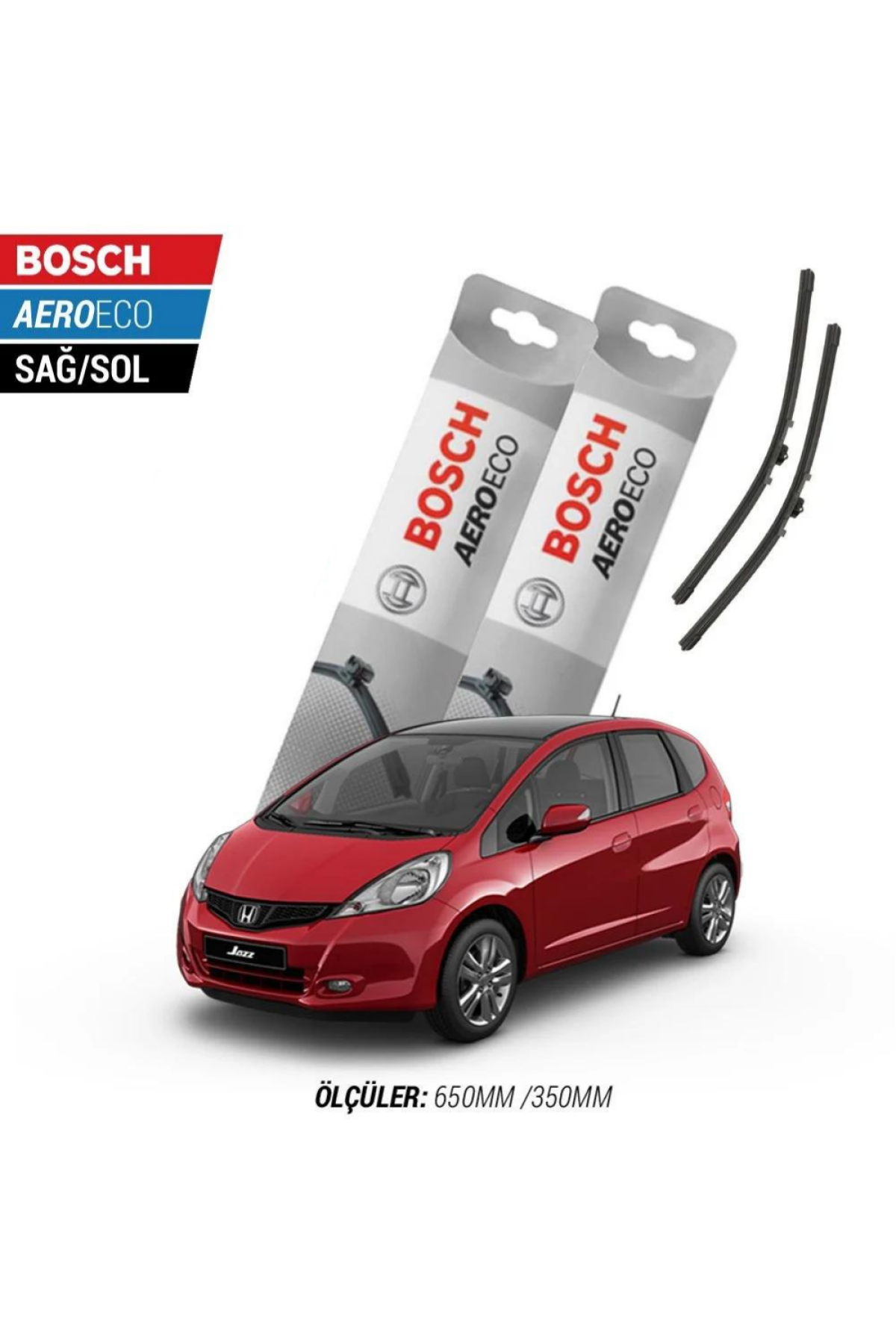 Honda Jazz 2013 Model Bosch Aeroeco Muz Silecek Takımı