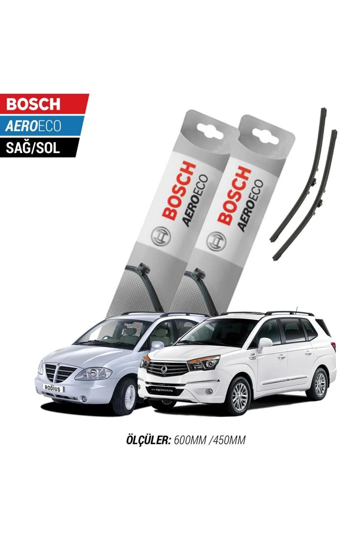 Ssangyong Rodius 2015 Model Bosch Aeroeco Muz Silecek Takımı