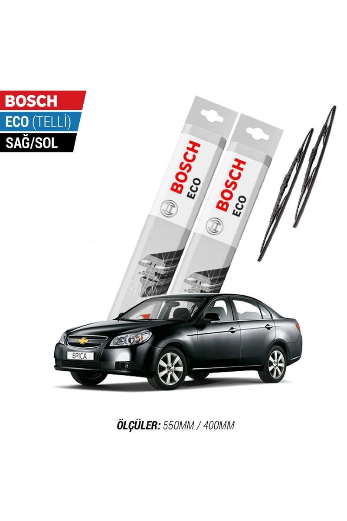 Chevrolet Epica 2006 Model Silecek Takımı Bosch Eco (Telli)