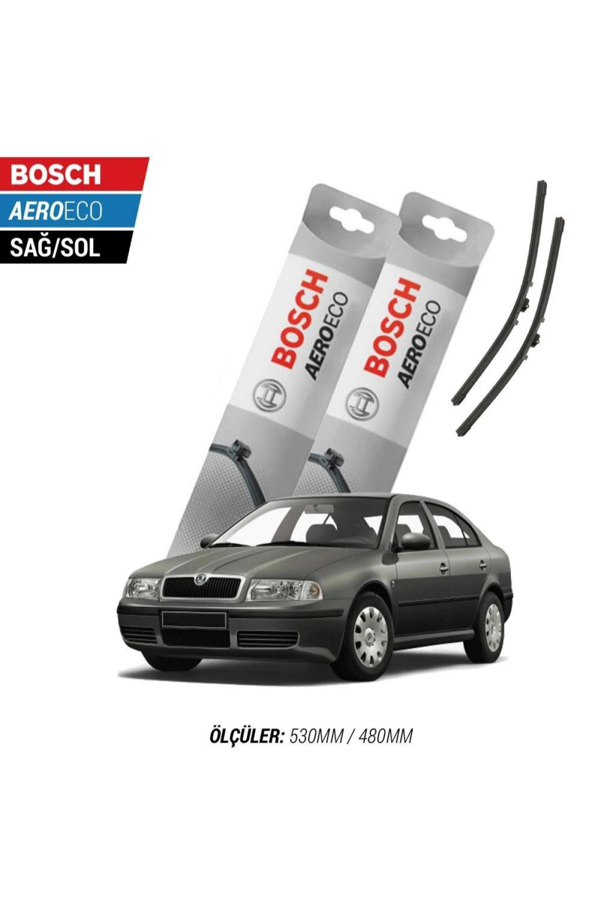 Skoda Octavia 1997 Model Bosch Aeroeco Muz Silecek Takımı