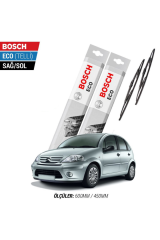 Citroen C3 2005 Model Silecek Takımı Bosch Eco (Telli)