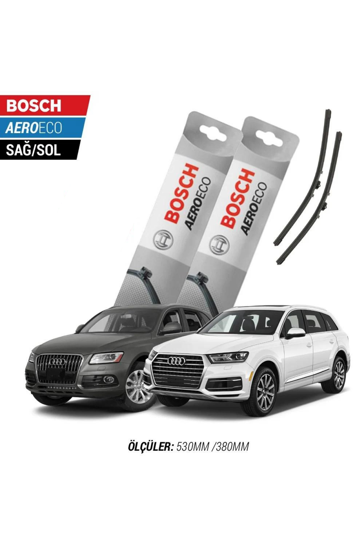 Audi Q5 2009 Model Bosch Aeroeco Muz Silecek Takımı