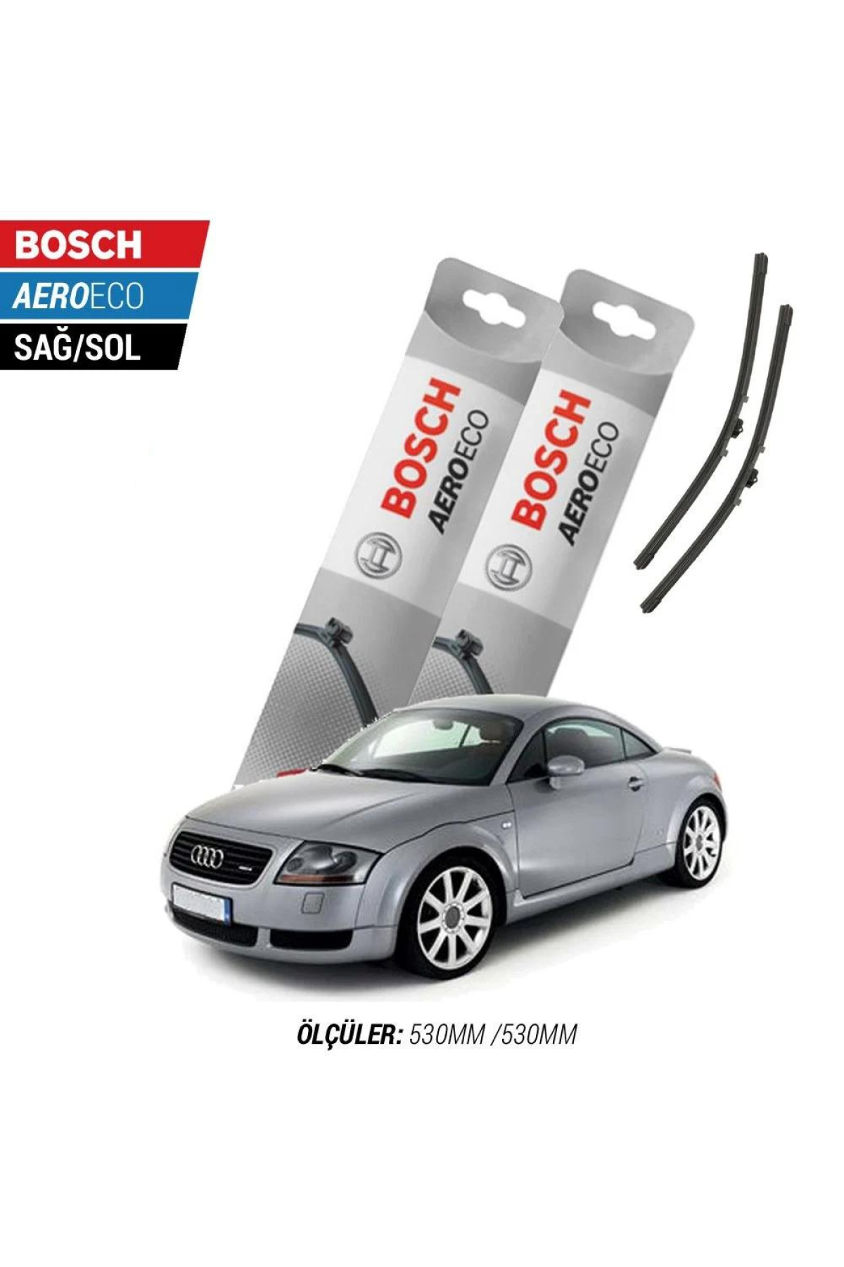 Audi TT 2003 Model Bosch Aeroeco Muz Silecek Takımı