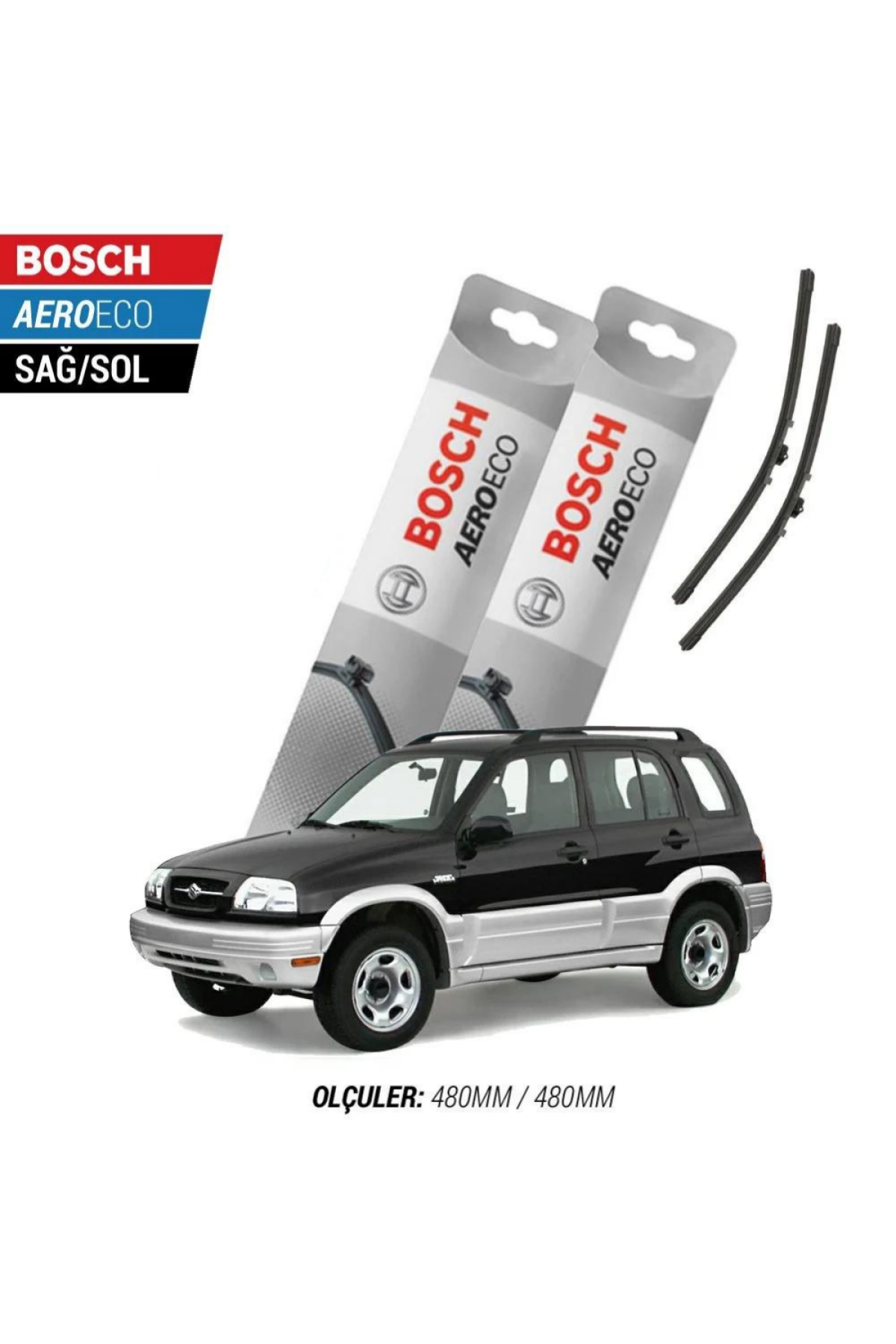 Suzuki Grand Vitara 2004 Model Bosch Aeroeco Muz Silecek Takımı