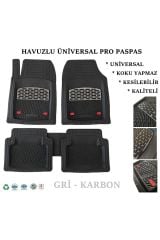 4D FUHE HAVUZLU PREMİUM OTO PASPAS KROM UNIVERSAL 5 PARÇA