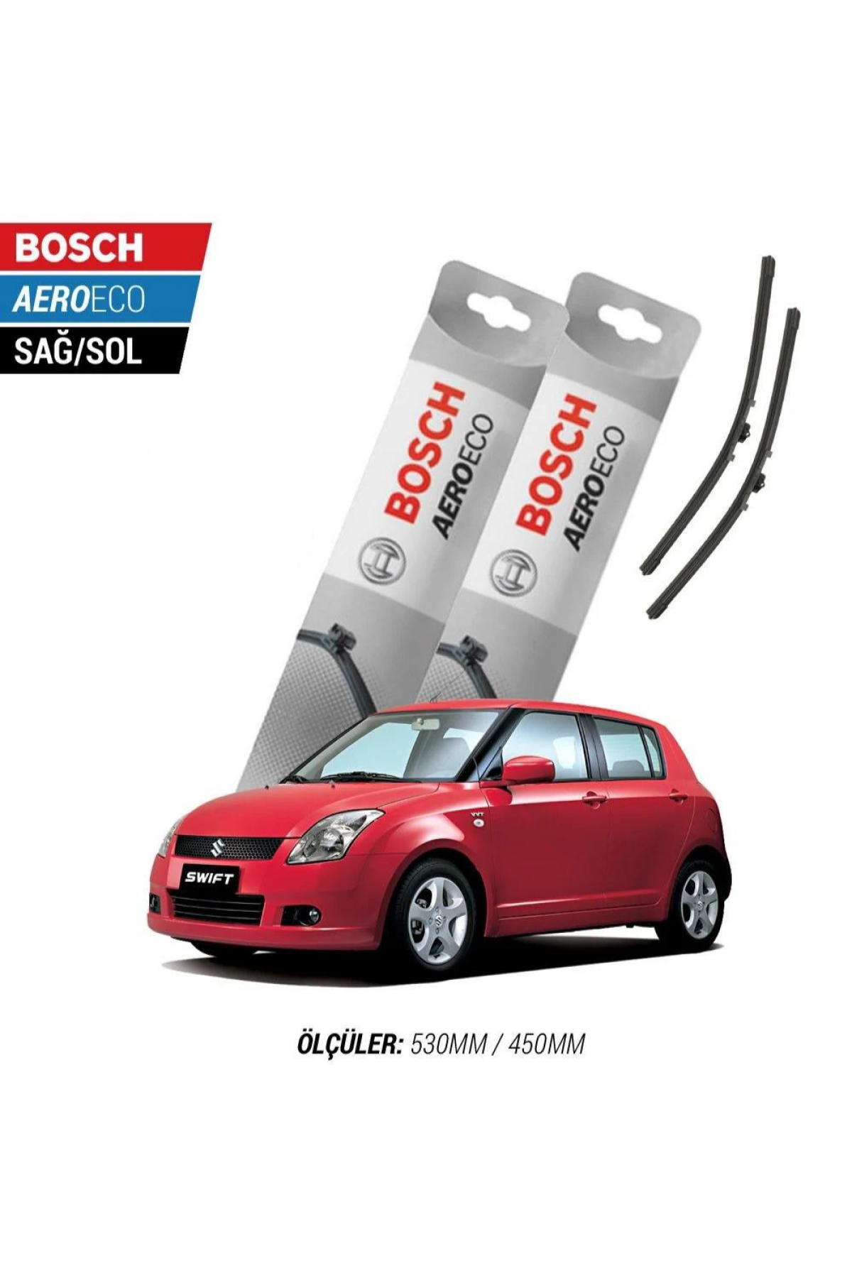 Suzuki Swift 2005 Model Bosch Aeroeco Muz Silecek Takımı