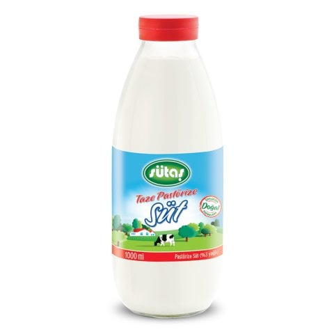 Cam Şişe Günlük Süt 1 L