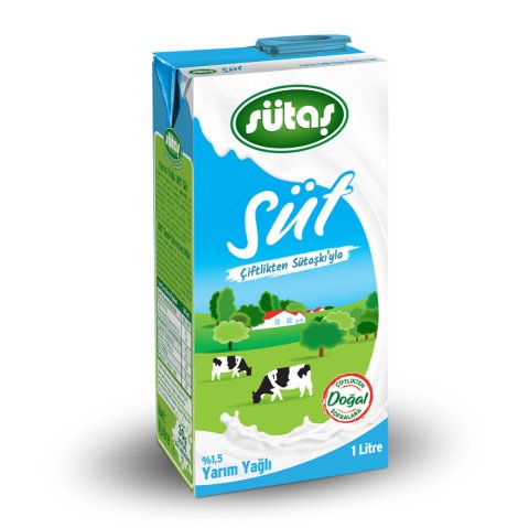 Yarım Yağlı Süt 1 L