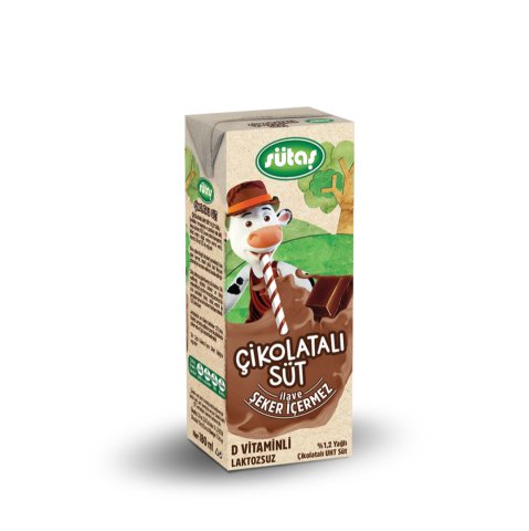 Şeker İlavesiz Çikolatalı Süt 180 ml
