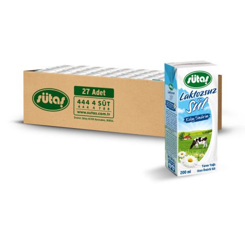 Laktozsuz Süt 200 ml (27 adet)