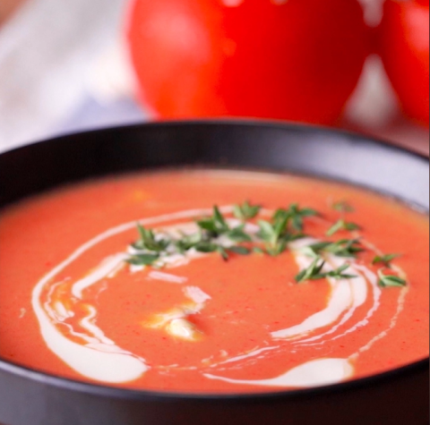 Köz Biberli Domates Çorbası