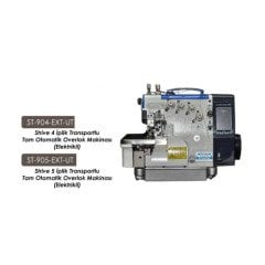 Strive 4 İplik Transportlu Tam Otomatik Overlok Makinesi St-904-Ext-UT