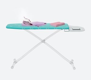 Standart Ütü Masası - Turkuaz - 42X120 CM - Geniş Ütüleme Yüzeyi