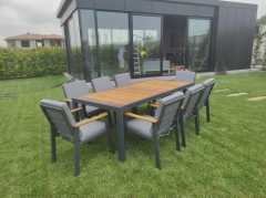 Alpecca Table Set  Alüminyum Bahçe Mobilyası