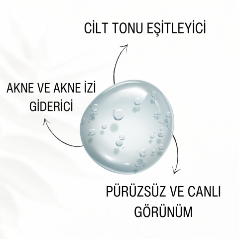 Wonderful Aydınlatıcı  Doğal Serum Karma Cilt Leke Akne İzi Siyah Nokta Karşıtı Bakım Aha/Bha Asitleri İçerir