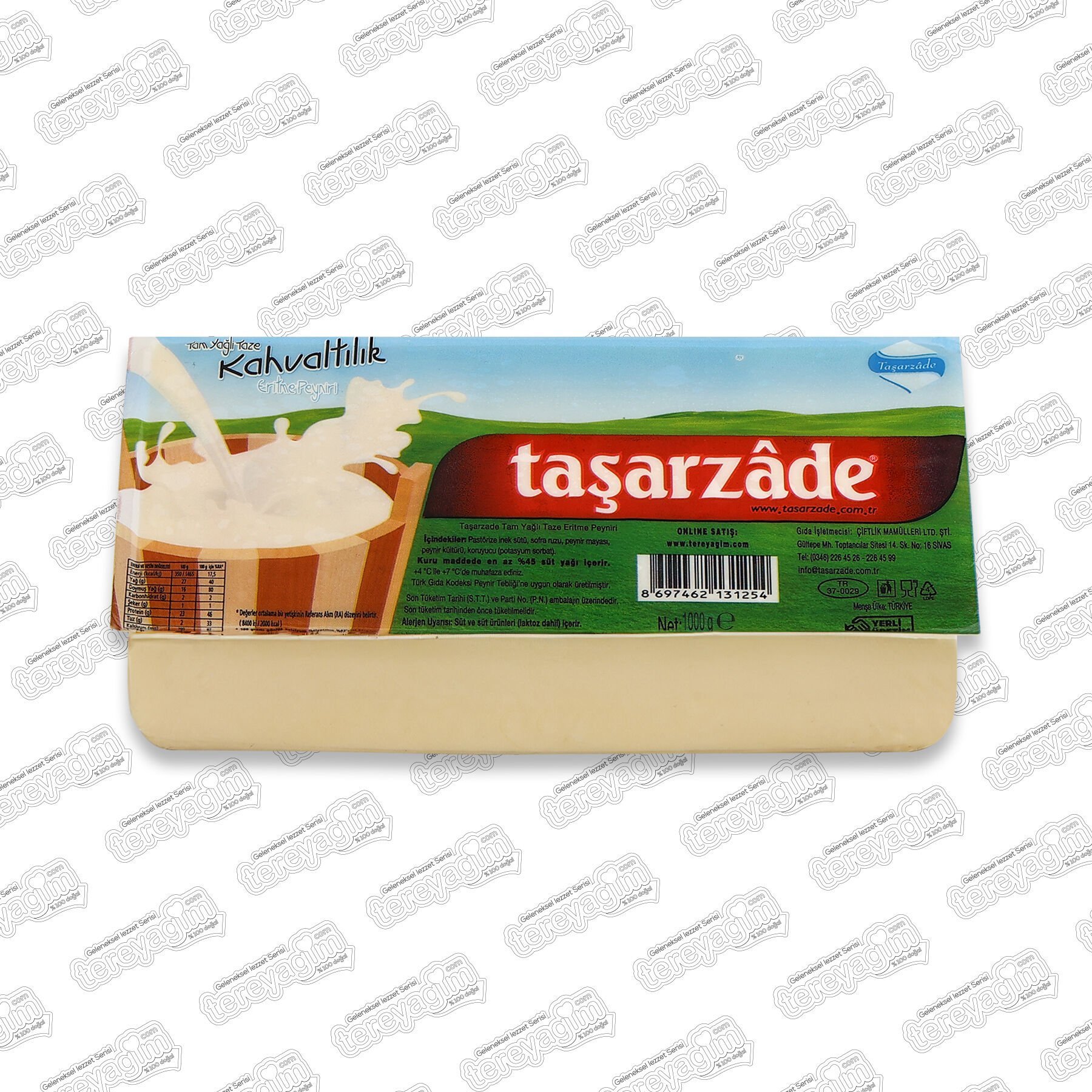 Tam yağlı Taze Kahvaltılık Peynir 1000 Gr