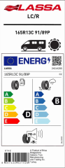 165R13C 91/89P 6PR LC/R LASSA