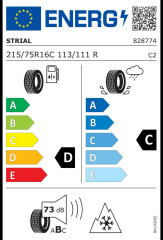 215/75R16C 113/111R 201 WINTER STRIAL