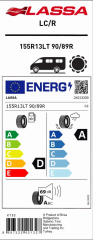 155R13C 90/89R 8PR TL LC/R LASSA