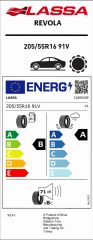 Lassa RevoLA 205/55R16 91V Yaz Lastiği (Üretim Yılı 2024)