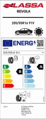 Lassa RevoLA 205/55R16 91V Yaz Lastiği (Üretim Yılı 2024)