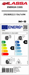 295/80R22.5 154/149M EG330S LASSA A.ÖN