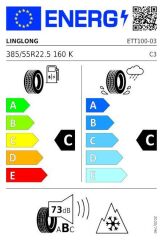 385/55R22.5 160K M+S ETT100 LINGLONG DORSE