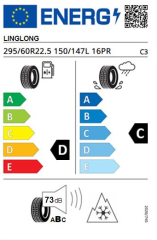 295/60R22.5  150/147L M+S KTS300 LINGLONG A.DÜZ