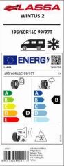 Lassa Wintus 2 M+S/SFM 195/60R16C 99/97T 6PR Yaz Lastiği (Üretim Yılı 2024)