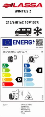 Lassa Wintus 2 215/65R16C 109/107R 8PR Kış Lastiği (Üretim Yılı 2024)