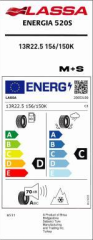 13R22.5 156/150K M+S & SFM Energia 520S LASSA H.DÜZ