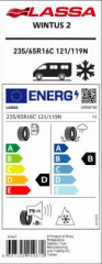 235/65R16C 121/119N WINTUS 2 LASSA