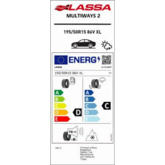 195/50R15 86V XL MULTIWAYS 2 M+S / SFM LASSA