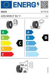 225/45R17 91Y INTENSA UHP 2 FP