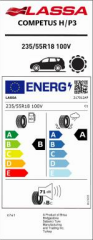 235/55R18 100V COMPUTES H/P/3 LASSA