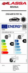 235/40R18 95Y XL REVOLA LASSA
