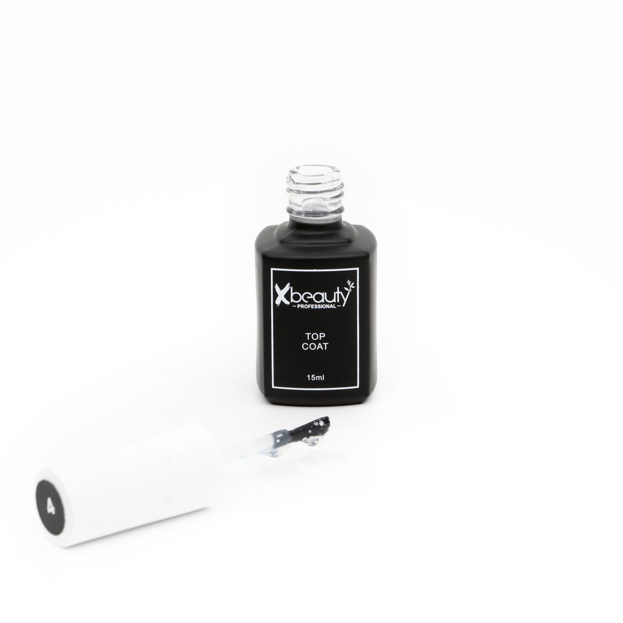 Xbeauty Top Coat  FLAKE 15 ml No:4