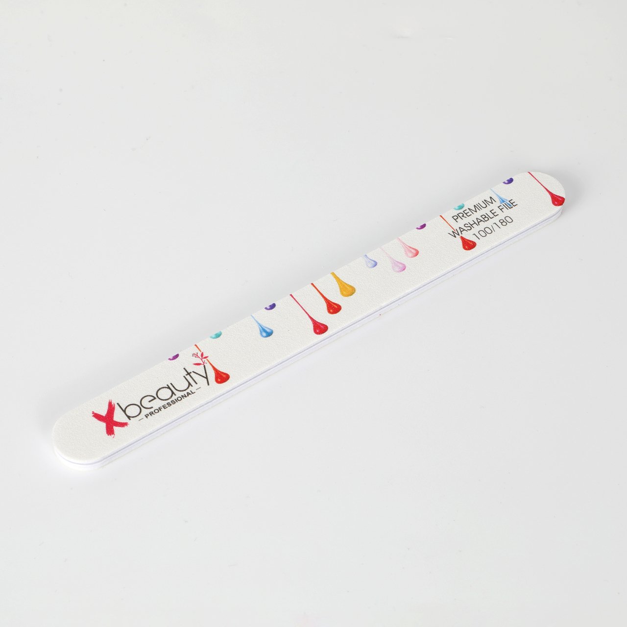 Xbeauty Protez Tırnak Kağıt Törpü Düz  100/180 (Yıkanabilir)