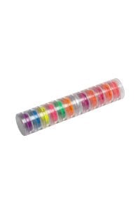 Nail Art Neon Tozu 12'li
